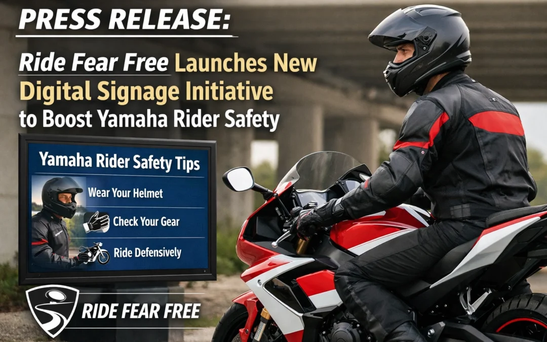 PRESS RELEASE: Ride Fear Free Launches New Digital Signage Initiative to Boost Yamaha Rider Safety